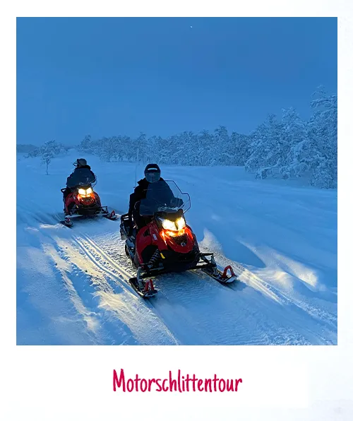 Motorschlittentour